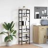vidaXL Bookshelf Sonoma Oak 40 x 29.5 x 149 cm Engineered Wood