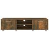 vidaXL TV Cabinet Smoked Oak 140x40x35 cm Engineered Wood