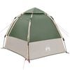 vidaXL Instant Tent with Rainfly 4-Person Quick-Release 4-Person Green