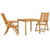 vidaXL Garden Dining Set 7 pcs Brown Solid acacia wood
