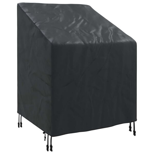 vidaXL Garden Chair Cover Black 75 x 78 x 65 / 100 cm 210D Oxford Fbric
