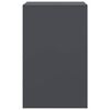 vidaXL Bedside Cabinet Anthracite 34.5x39x62 cm Steel