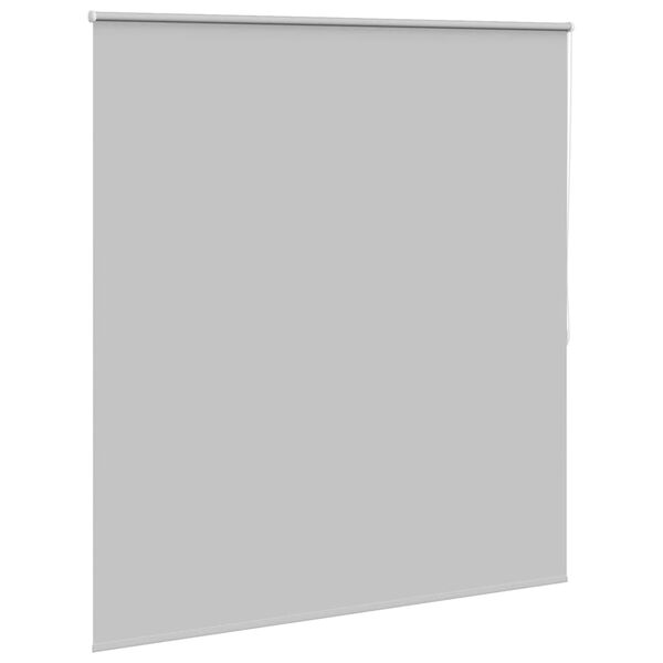 vidaXL Roller blind blackout 144.4x175 cm Fabric Width 140 cm grey
