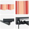 vidaXL Retractable Awning Multicolour 300 x 250 cm Polyester and Metal