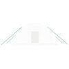 vidaXL Greenhouse with Steel Frame White 12 m&sup2; 6x2x2.85 m
