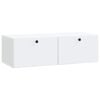 vidaXL Wall-Mounted TV Cabinet 98 x 41 x 30 cm White Engineered Wood
