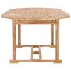 vidaXL Extending Garden Table 150-200x100x75 cm Solid Teak Wood