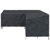 vidaXL Furniture Cover Black 250 x 180 x 80 cm 420D Oxford Fbric