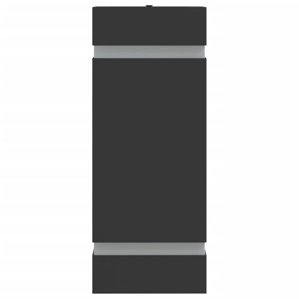 vidaXL Outdoor Wall Light Black Stainless Steel