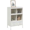 vidaXL Highboard White 68x39x101.5 cm Steel
