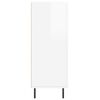 vidaXL Sideboard High Gloss White 69.5x34x90 cm Engineered Wood