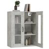 vidaXL Hanging Wall Cabinet Concrete Grey 69.5x34x90 cm