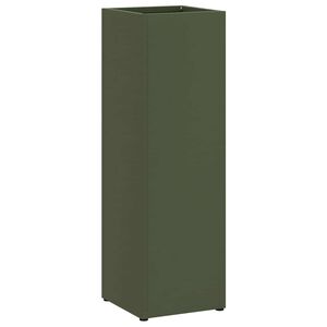 vidaXL Umbrella Stand Olive 15.5 x 15.5 x 49 cm Metal