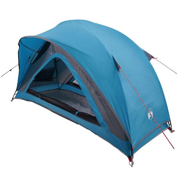 vidaXL Camping Tent 1-Person Blue Waterproof