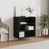 vidaXL Sideboard Black 57x35x70 cm Engineered Wood