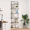 vidaXL Bookshelf Smoked Oak 60 x 24 x 203 cm Engineered wood