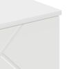 vidaXL Bathroom Cabinet with Door High Gloss White 30 x 31.5 x 61 cm