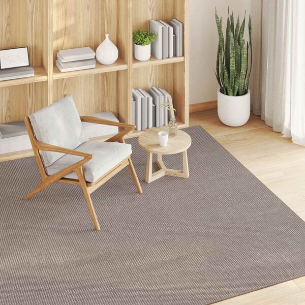 vidaXL Area Rugs Square LUGO Taupe 200 x 200 cm Polyester