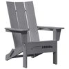 vidaXL Garden Chair 2 pcs Light Grey 80.5 x 74.5 x 92 cm Polyethylene