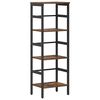 vidaXL Bookshelf Smoked Oak 40 x 29.5 x 115 cm Engineered Wood