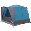 vidaXL Cabin Tent with Roof Blue and Grey 333 x 317 x 194 cm