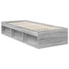 vidaXL Bed Frame Grey Sonoma 75 x 190 cm Engineered wood