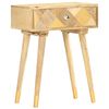 vidaXL Bedside Cabinet 43x30x58 cm Solid Mango Wood