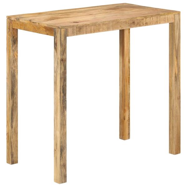 vidaXL Bar Table 112x60x108 cm Rough Mango Wood
