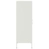 vidaXL Highboard White 36x39x113 cm Steel