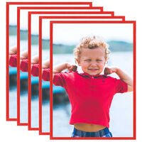 vidaXL Photo Frames Collage 5 pcs for Wall or Table Red 70x90 cm MDF