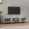 vidaXL TV Cabinet Grey Sonoma 180x31.5x40 cm Engineered Wood