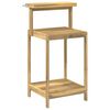 vidaXL Outdoor Potting Bench 56.5 x 48.5 x 107 cm Solid Acacia Wood