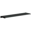 vidaXL Window Sill Black with Wood Grain 100 x 25 x 4.5 cm PVC