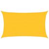 vidaXL Sunshade Sail 160 g/m&sup2; Rectangular Yellow 5x8 m HDPE