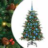 vidaXL Artificial Christmas Tree with 150 LEDs with Stand Green 120 cm