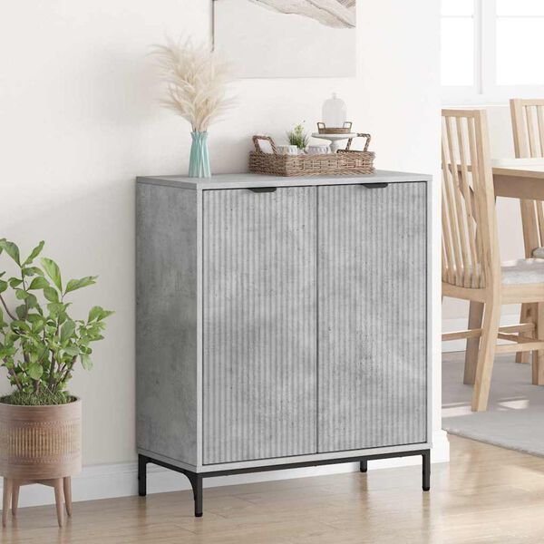 vidaXL Sideboard Concrete Grey 69.5 x 33 x 82 cm Engineered Wood