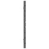 vidaXL Wall Headboard Grey 206x3x63 cm Solid Wood Pine