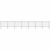 vidaXL Garden Fence with Spear Top Steel 1172x150 cm Black