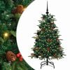 vidaXL Artificial Christmas Tree with 150 LEDs with Stand Green 120 cm