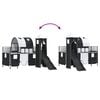 vidaXL Kids'Loft Bed Frame Black 99.5 x 200 cm Metal
