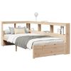 vidaXL Bookcase Bed without Mattress 90x190 cm Solid Wood Pine