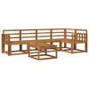 vidaXL Outdoor Sofa Set 6 pcs Natural Solid Acacia Wood