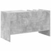 vidaXL Record Cabinet Concrete Grey 78.5 x 35 x 45 cm Engineered Wood