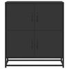 vidaXL Sideboard Black 68x35x76 cm Engineered Wood