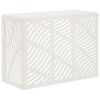 vidaXL Air Conditioner Cover White 110 x 50 x 80 cm Steel