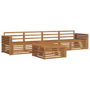 vidaXL Outdoor Sofa Set 5 pcs Natural