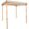 vidaXL Pergola Bamboo 170x170x220 cm