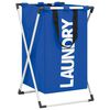 vidaXL Laundry Sorter Blue