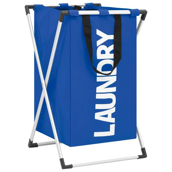 vidaXL Laundry Sorter Blue