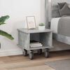 vidaXL TV Stand Concrete Grey 37 x 35 x 35 cm Engineered Wood